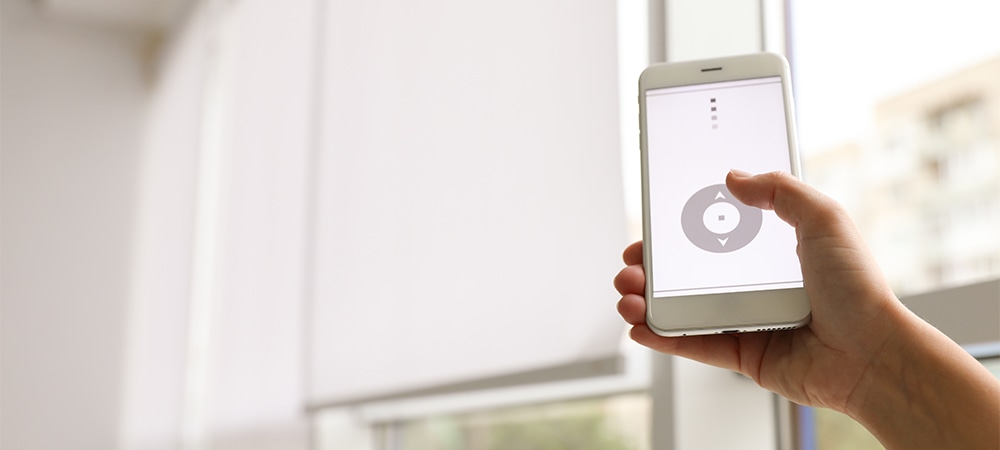 blind control through smart app