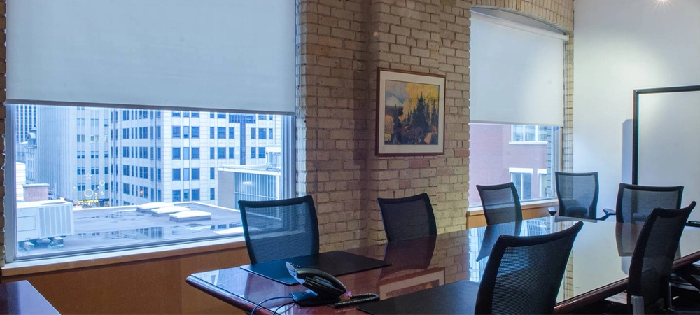 office meeting room window blinds
