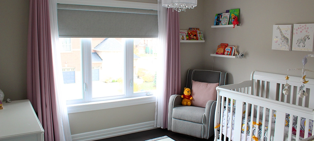 children room window blind, roller, blackout blinds