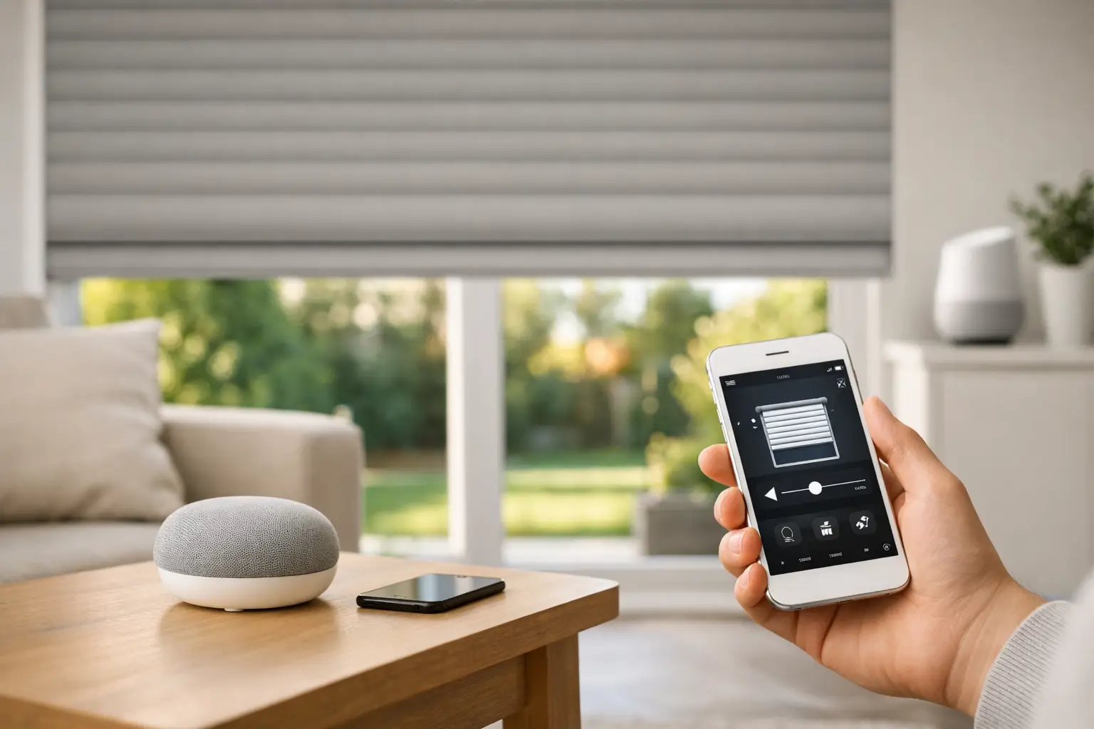 Motorized Smart Blinds for Google Home