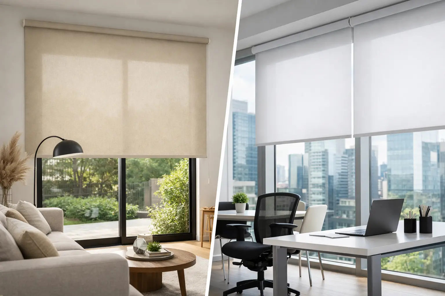 Roller Shades for Modern Homes and Offices