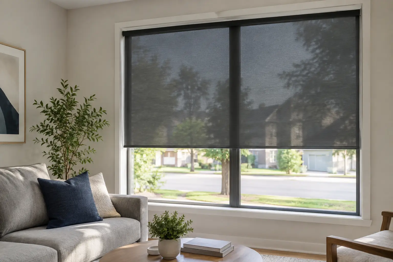 Privacy Shades for Street Facing Rooms That Work